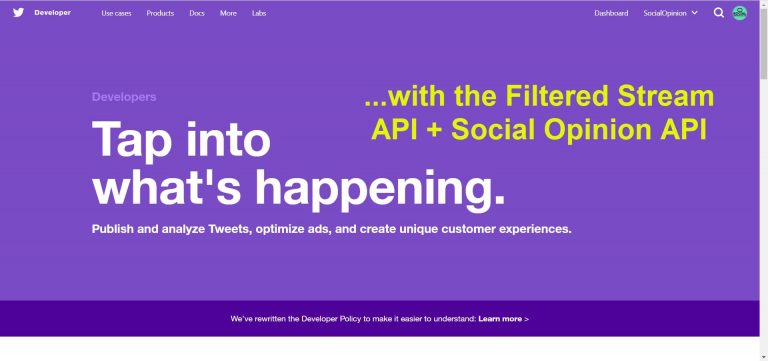 Connecting to the Twitter Labs Filtered Stream with C#
