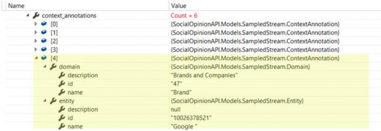 New Social Opinion API Integration: Twitter Labs Sampled Stream