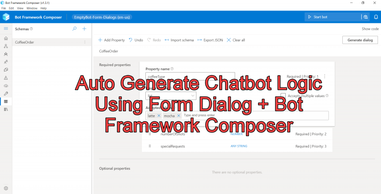 Form Dialogs: Code Generation Comes to Bot Framework Composer