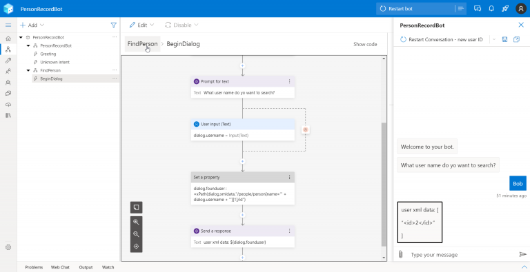 How to Find Data in XML using XPath and Adaptive Expressions in Bot Framework Composer