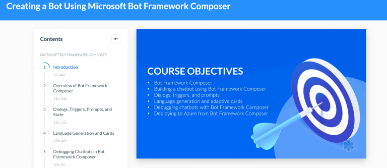 My New Course: ‘Creating a Bot Using Microsoft Bot Framework Composer ’ with Cloud Academy is LIVE