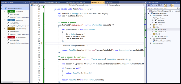 An Intro to Minimal APIs with ASP.NET Core and .NET 8.0