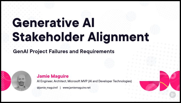 My New Course On Pluralsight is LIVE: Generative AI Stakeholder Alignment