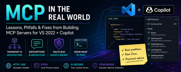 MCP in .NET: The Practical Guide Nobody Wrote.  OAuth Bugs, Transport Gotchas, and What Visual Studio Can’t Do